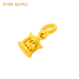 POH KONG 916/22K Yellow Gold 3D Carousel Pendant