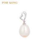 POH KONG 375/9K White Gold Heart of Pearl Pendant