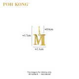 POH KONG 916/22K Yellow Gold Exquisite Alphabet Pendant M