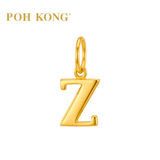 POH KONG 916/22K Yellow Gold Exquisite Alphabet Pendant Z