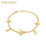 POH KONG 916/22K Gold Tranz Classic Butterfly Bracelet (2011)