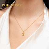 POH KONG 916/22K Yellow Gold Exquisite Alphabet Pendant Z