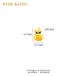 POH KONG 916/22K Yellow Gold Auspicious Good Fortune and Prosperity Dragon Pendant