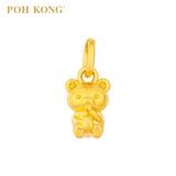 POH KONG 916/22K Yellow Gold Honey Bear Pendant