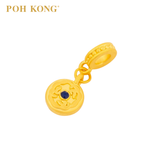 POH KONG 999/24K Yellow Gold NeZha (灵珠) Pendant