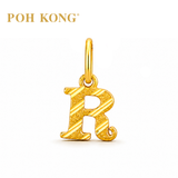 POH KONG 916/22K Yellow Gold Exquisite Alphabet Pendant R