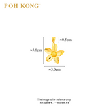 POH KONG 916/22K Gold Anggun Flower Pendant