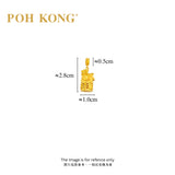 POH KONG 916/22K Yellow Gold Auspicious Fortune Guardian Pixiu Pendant