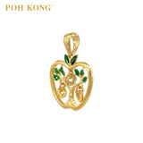 POH KONG 916/22K Yellow Gold Auspicious Prosperous Serenity Pendant