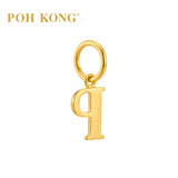 POH KONG 916/22K Yellow Gold Exquisite Alphabet Pendant P