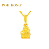 POH KONG 916/22K Yellow Gold Santa Claus Pendant