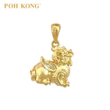 POH KONG 916/22K Yellow Gold Auspicious Golden PIXIU Pendant (2016)