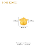 POH KONG 916/22K Yellow Gold Pudding Cat Charm