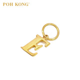POH KONG 916/22K Yellow Gold Exquisite Alphabet Pendant E
