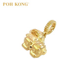 POH KONG 916/22K Yellow Gold Baby Lion Dance Pendant