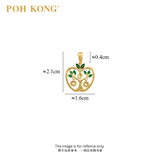 POH KONG 916/22K Yellow Gold Auspicious Prosperous Serenity Pendant