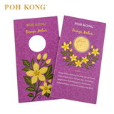 POH KONG 999.9/24K Anggun Bunga Melur Gold Wafer Coin