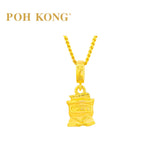 POH KONG 916/22K Yellow Gold Anggun YAMEE Pendant