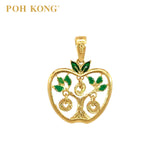 POH KONG 916/22K Yellow Gold Auspicious Prosperous Serenity Pendant