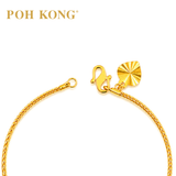 POH KONG 916/22K Yellow Gold Halo of Grace Bracelet