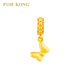 POH KONG Disney Mickey Magic 916/22K Gold Minnie Bow Charm