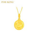 POH KONG 916/22K Gold Disney Baby King Mickey Pendant