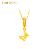 POH KONG Disney Mickey Magic 916/22K Gold Minnie Bow Charm