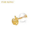 POH KONG 916/22K Yellow Gold Love Apple Earrings