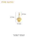 Poh Kong 916/22K Gold Auspicious Pot Of Gold Charm