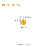 POH KONG 916/22K Yellow Gold The Blessing Ring Bell Pendant