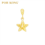 POH KONG 916/22K Yellow Gold Little Lucky Star Pendant