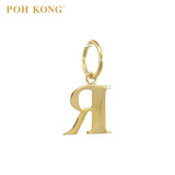 POH KONG 916/22K Yellow Gold Exquisite Alphabet Pendant R