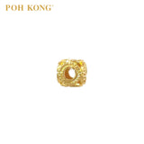 POH KONG 916/22K Yellow Gold "FU" Dice Shape Charm
