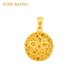 POH KONG 916/22K Yellow Gold Anggun Round Shape Pendant