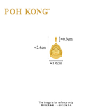 POH KONG 999/24K Yellow Gold Exquisite Buddha Pendant