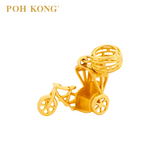 POH KONG 916/22K Yellow Gold Anggun Tricycle Charm Pendant (2019)