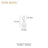 POH KONG 375/9K White Gold Heart of Pearl Pendant