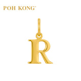 POH KONG 916/22K Yellow Gold Exquisite Alphabet Pendant R