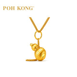 POH KONG 916/22K Yellow Gold Assorted Bottle Gourd Pendant