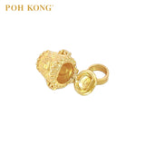 Poh Kong 916/22K Gold Auspicious Pot Of Gold Charm