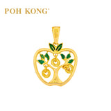 POH KONG 916/22K Yellow Gold Auspicious Prosperous Serenity Pendant