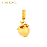 POH KONG 916/22K Yellow Gold Karya Anggun Manggis Charm