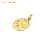 POH KONG 916/22K Yellow Gold Flowers Pendant