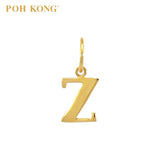 POH KONG 916/22K Yellow Gold Exquisite Alphabet Pendant Z