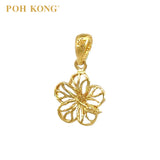 POH KONG 916/22K Yellow Gold Anggun Bunga Raya Pendant