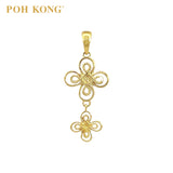 POH KONG 916/22K Yellow Gold Happy Love Ruyi Pendant (2011)