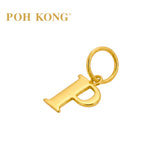 POH KONG 916/22K Yellow Gold Exquisite Alphabet Pendant P