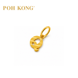 POH KONG 916/22K Yellow Gold Exquisite Alphabet Pendant Q