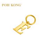 POH KONG 916/22K Yellow Gold Exquisite Alphabet Pendant E