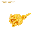 POH KONG 916/22K Yellow Gold Octopus Pendant